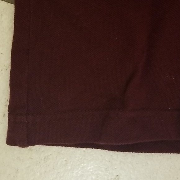 Adidas long sleeve shirt burgundy - Picture 5 of 6